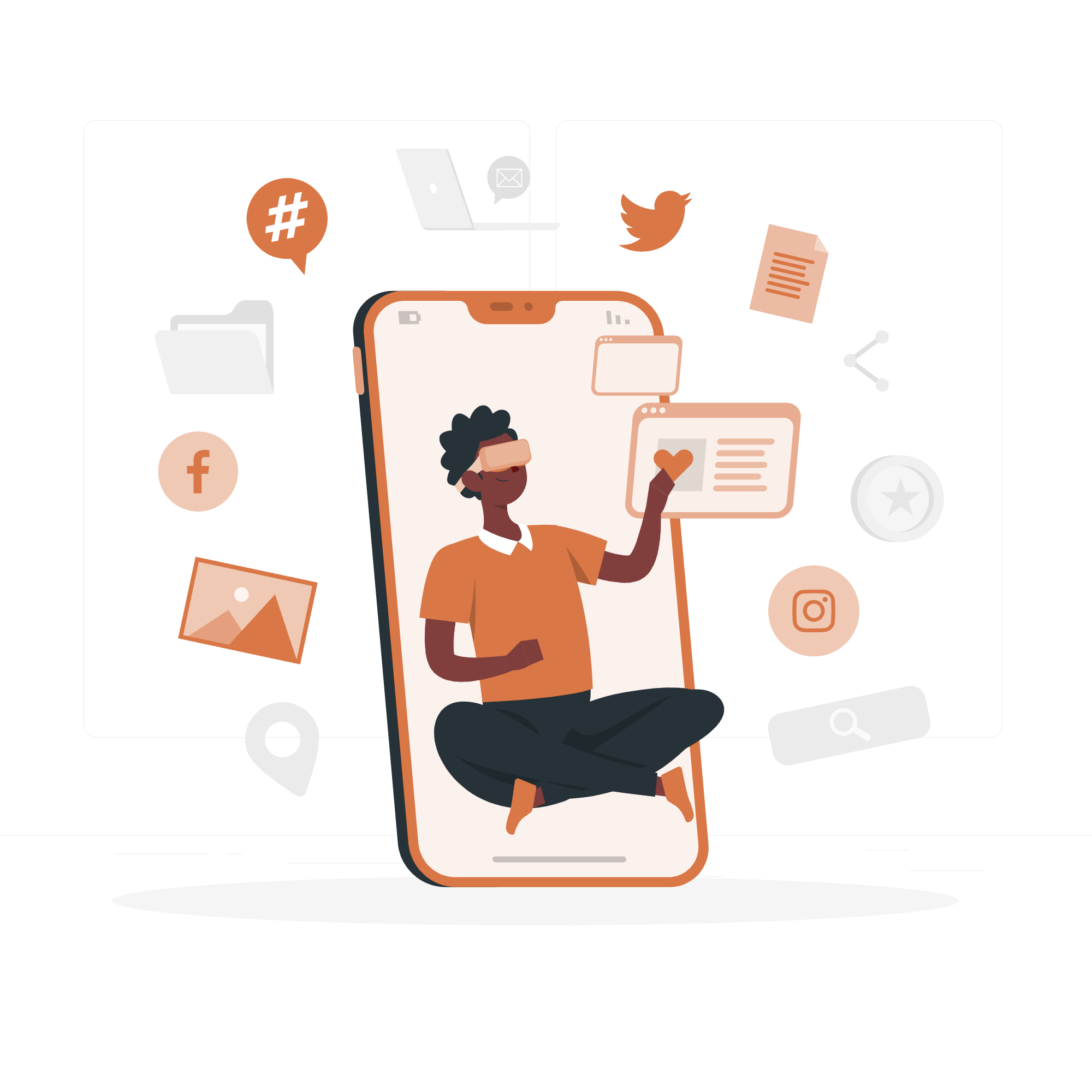 A team collaborating on a digital marketing growth strategy